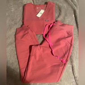 Figs scrub set - pink